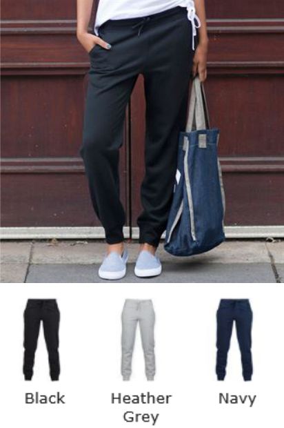 SF ST425 Ladies Slim Fit Cuffed Jogger - Click Image to Close